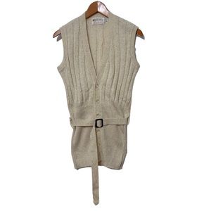 Rob Scot Mens Lambswool Blend Vintage Button Front Cardigan Sweater